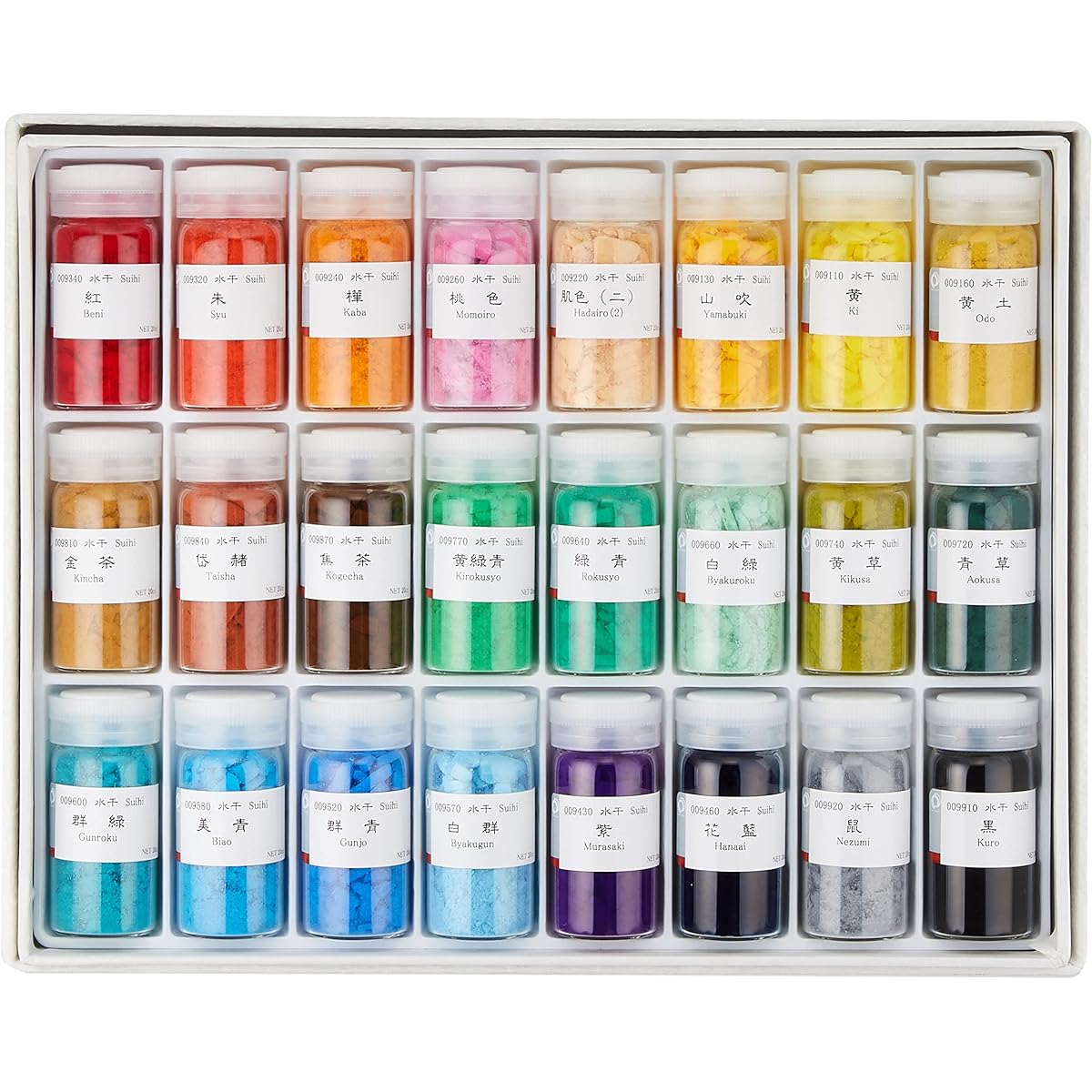 Nakagawa Gofun Japanese painting paints Houou Suihi paints 24 color set
