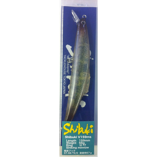 TackleHouse Minnow Shibuki ms Sinking Vms Lure