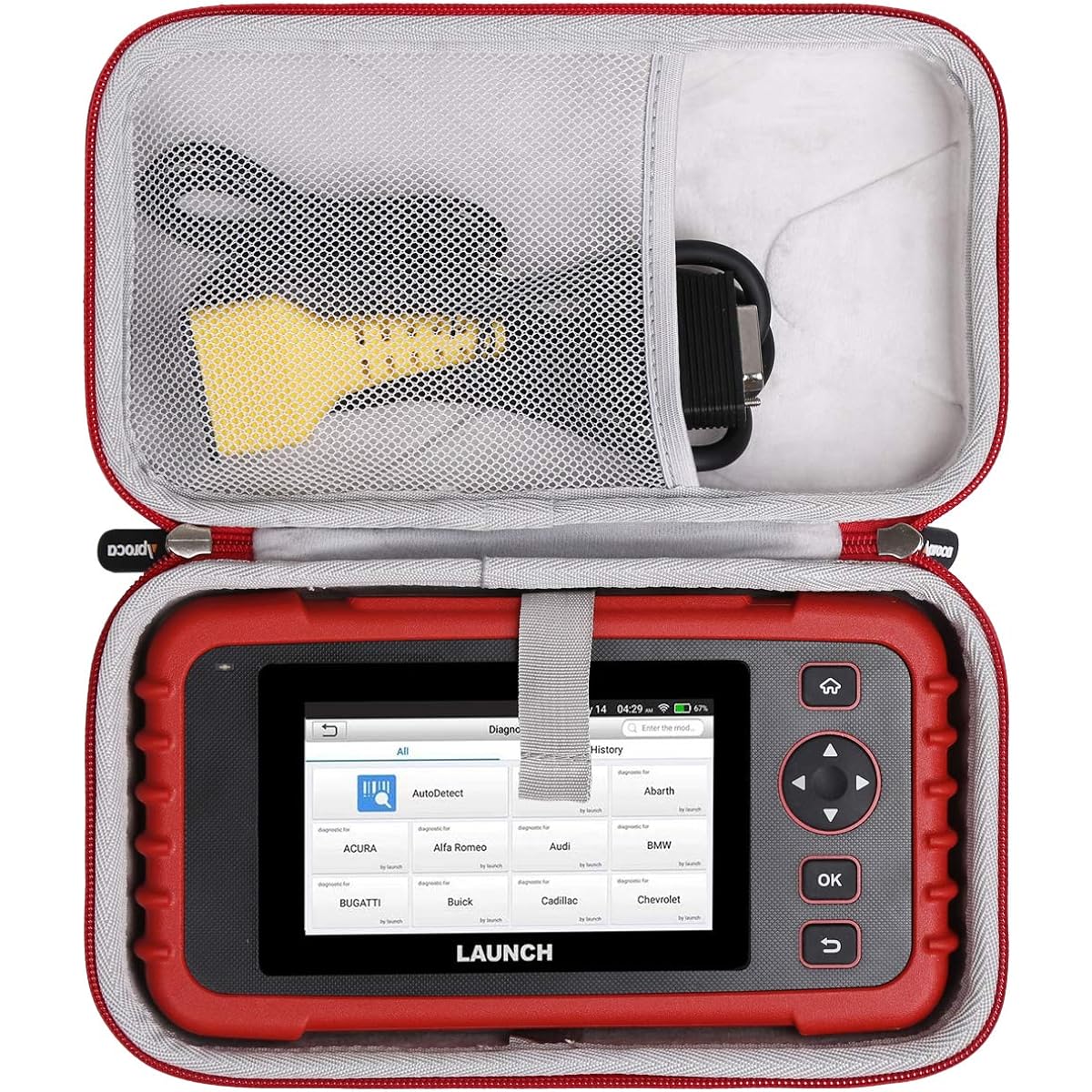 APROCA Hard Travel Storage Case Lone Squid Tool CRP129X CRP123X OBD2 For Scanner