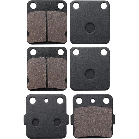 Warrior Brake Pads Front Rear for Yamaha YFM350 Warrior 1989-2004 YFM350FX Blaster 200 YFS200 2003-2006 YFM350X Wolverine 1995-2005 Banshee 350 YFZ350