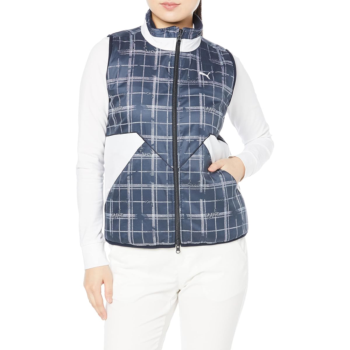 [PUMA] Golf W Graphic Padded Vest Women's