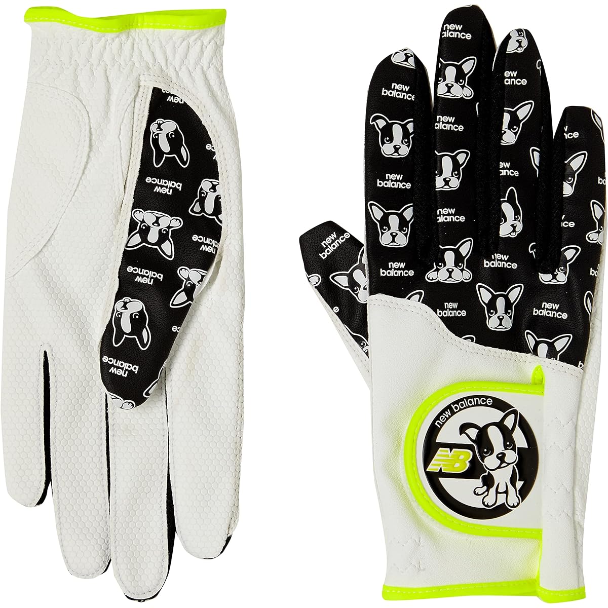 [New Balance] Women's Golf Gloves for Both Hands [Boston Terrier Series] / Continuing standard product / 012-3985503
