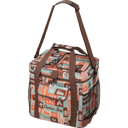 CAPTAIN STAG Cold Bag Cooler Bag Foldable Storage Super Cool Soft Cooler Leisure Road