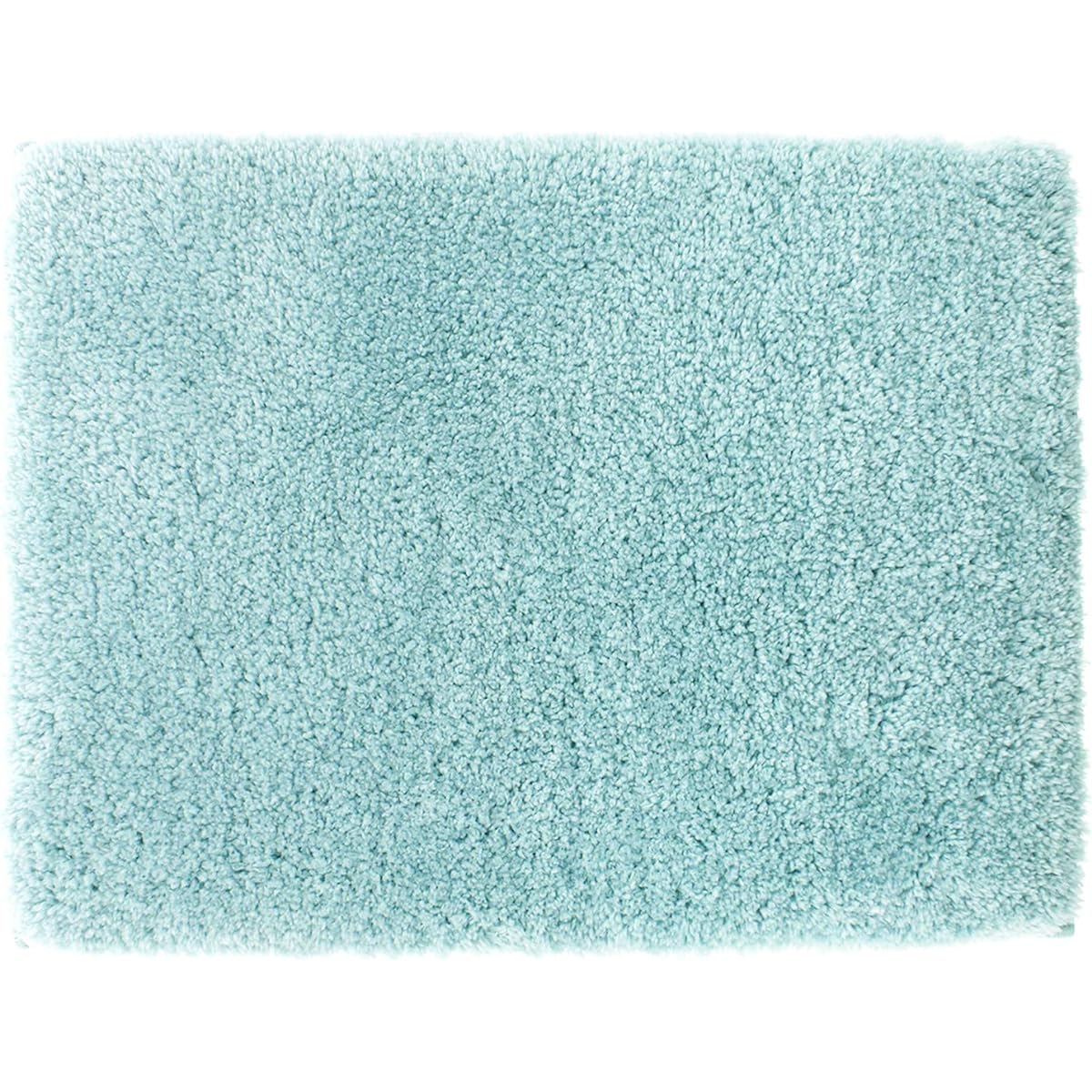 Hashizume Shoten Bathroom Foot Wiping Mat Blue Approx. 70cm x 100cm Cozy Up Bath Mat