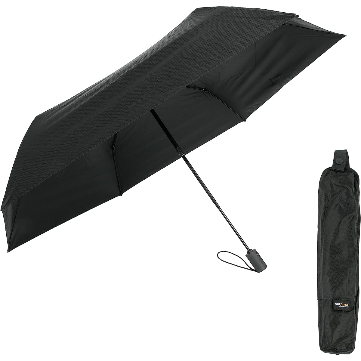 [aso] VERYCAL LARGE HEATBLOCK CORDURA Folding Umbrella, Automatic Open/Close, Parasol, Rain Umbrella, Men's, Women's AM-HC234