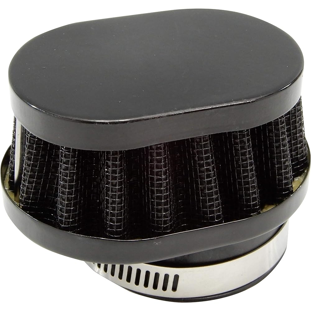 Ager 50mm Oval Power Filter Short Black x Black 4 Pack