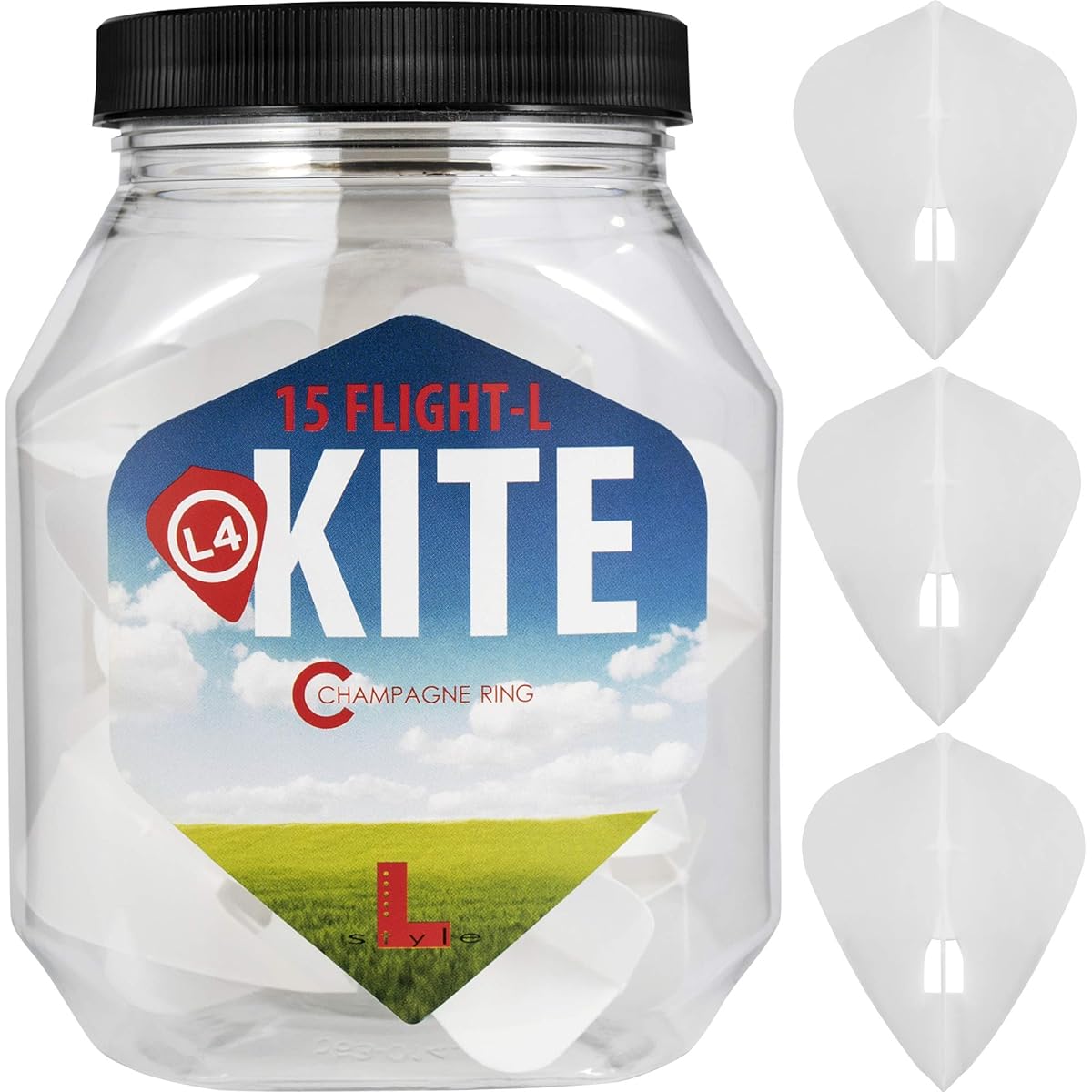 Elle Style Flight Elle Soft Flight Kite White Champagne Ring Compatible