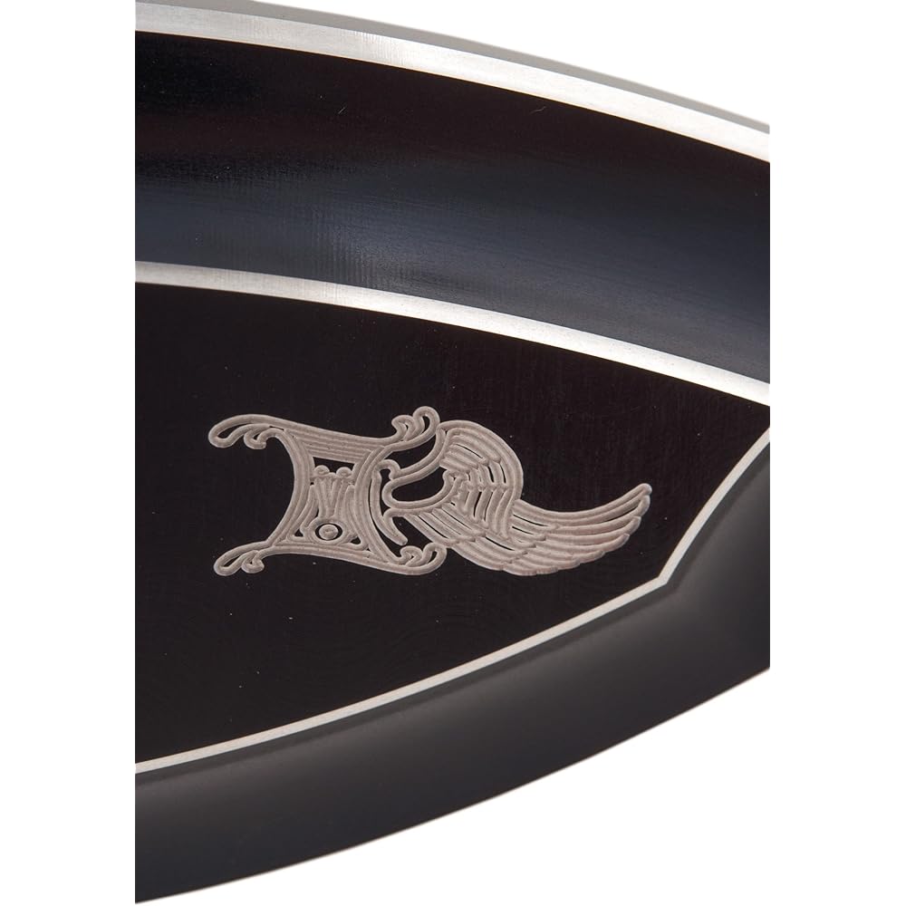 Ken's factory Rapid Series Mirror Vanquish Black & Machine Cut Left Bike Mirror (Rapid Series Mirror Vanquish Black & Machine Cut Left) 12-202