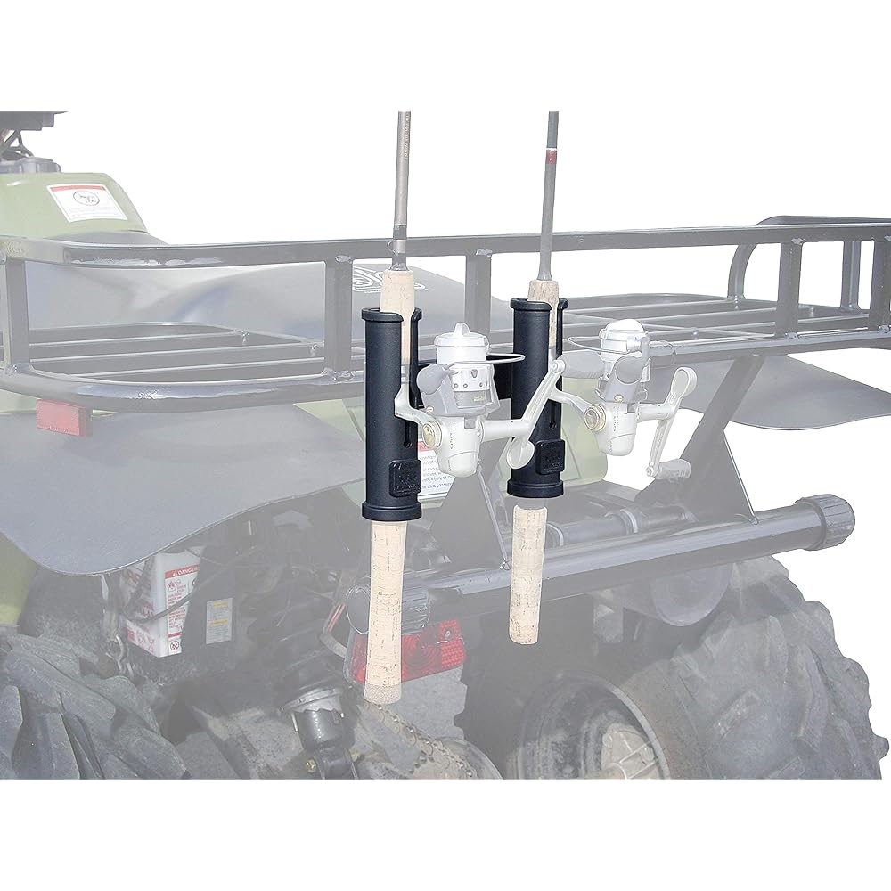 Double Spinning Rod Holder ATV UTV Snowmobile Diameter 1-1/4 inch model CR2X
