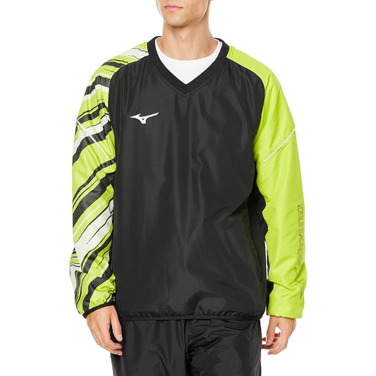 [Mizuno] Tennis Wear Breath Thermo Breaker Shirt Dynamotion Fit Moisture Absorbent Heat Generating Water Repellent Windproof 62JE2530