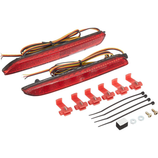 VALENTI RBR-T2 Jewel LED Rear Bumper Reflector Type 2 Red Toyota General Purpose