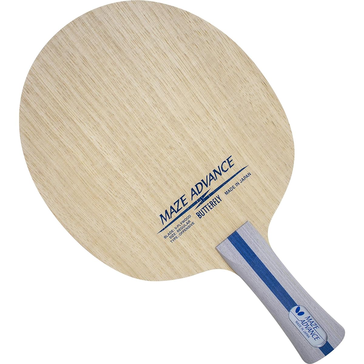 Butterfly Table Tennis Shakehand Racket Mace Advance FL 37141 Blade Size: 157 x 150mm