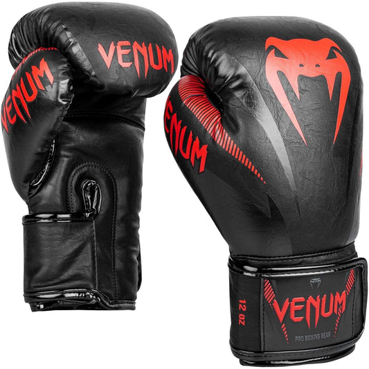 Venum Impact Boxing Gloves - Black/Red