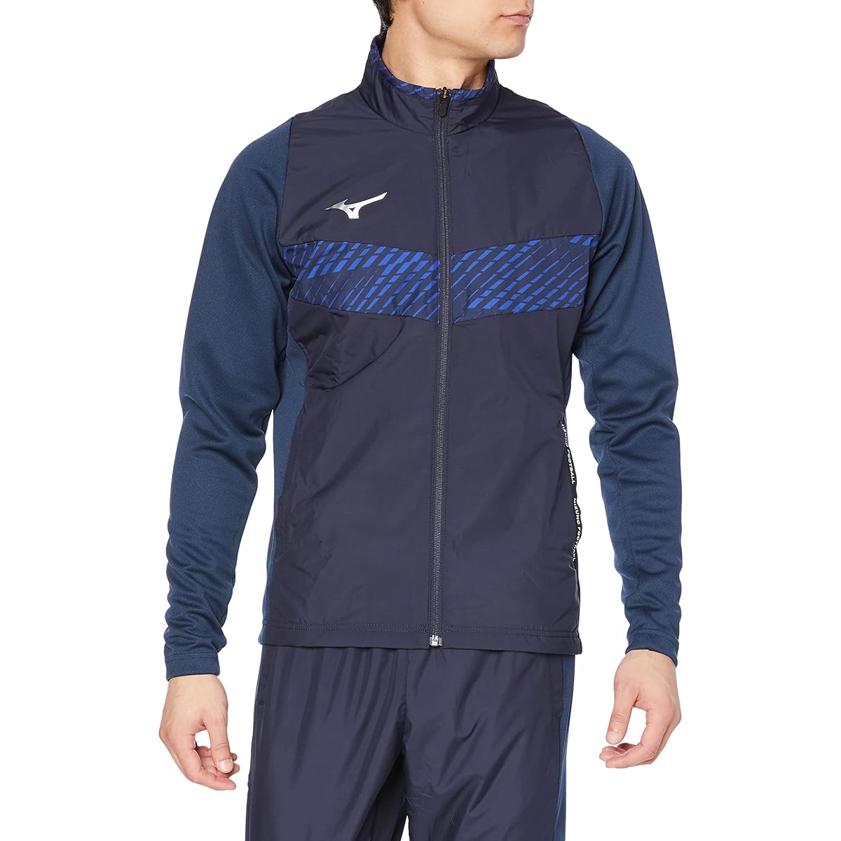 [Mizuno] Soccer Wear Hybrid Fleece Shirt Jacket PROFESSIONAL LINE P2MC1520