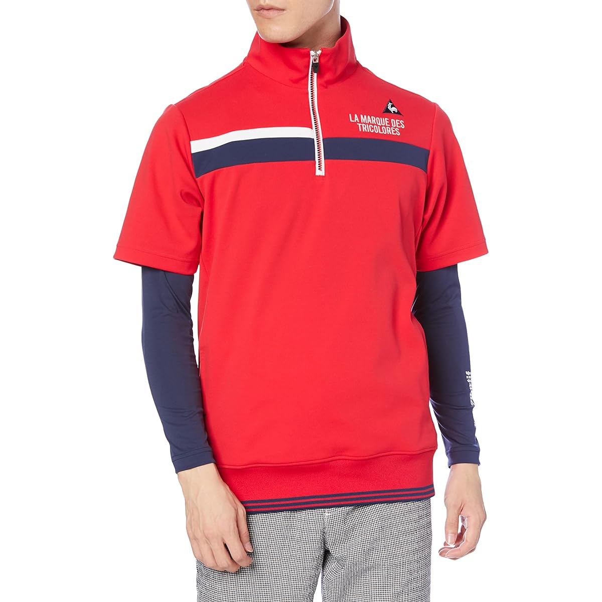 [Le Coq Sportif] 21 Fall/Winter Model Golf Cut and Sew Long Sleeve Underset Sweat Absorbent Quick Drying Stretch UV (UPF15) QGMSJL52W Men's