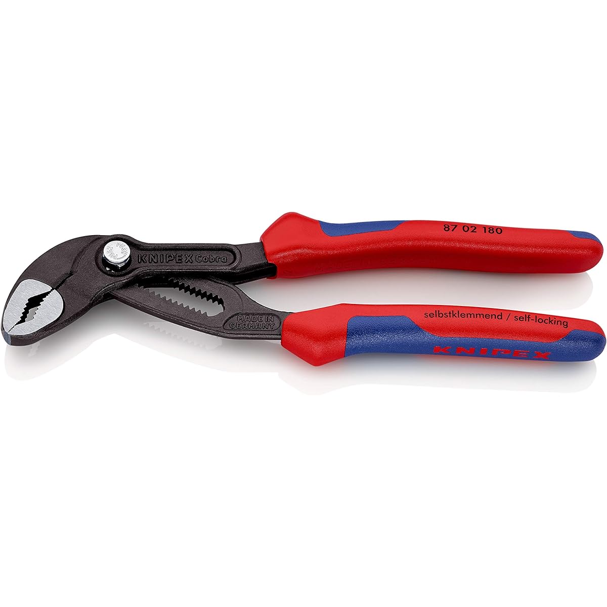 KNIPEX Cobra water pump pliers 18 adjustment steps Total length 180mm 8702-180SB