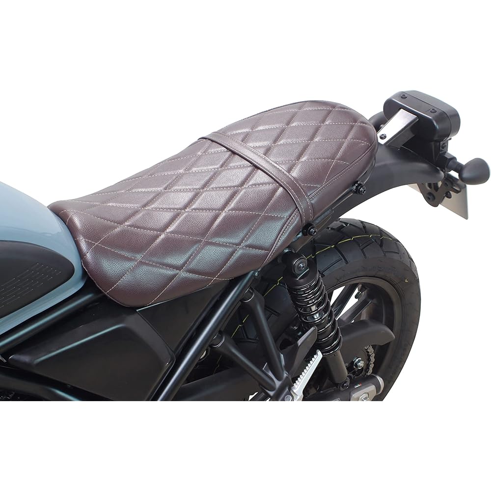 Special parts TAKEGAWA cushion seat cover (diamond stitch/brown) CL250(MC57)/CL500(PC68) 09-11-0338