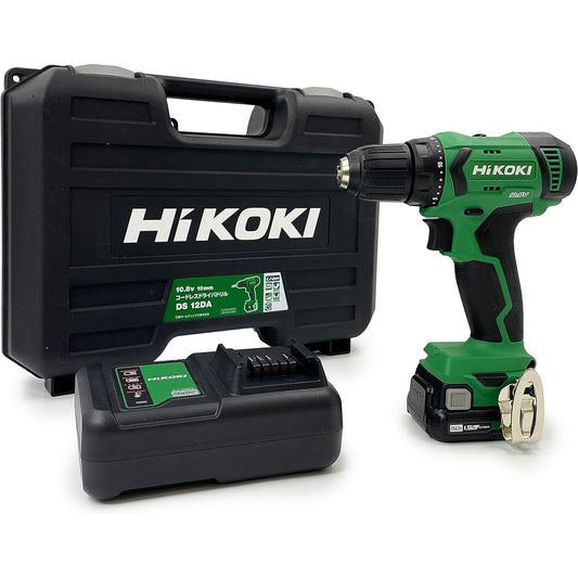 HiKOKI 10.8V Rechargeable Driver Drill First Repair Warranty Includes 1 Storage Battery, Charger, and Case DS12DA(ES)