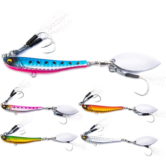 [Seiran Lure] Metal Jig, Seabass Lure, Flounder, Blue Fish, 20g, 30g, 40g, Metal Jig Set, Fishable by just reeling, Surf Hairtail, Light Jigging