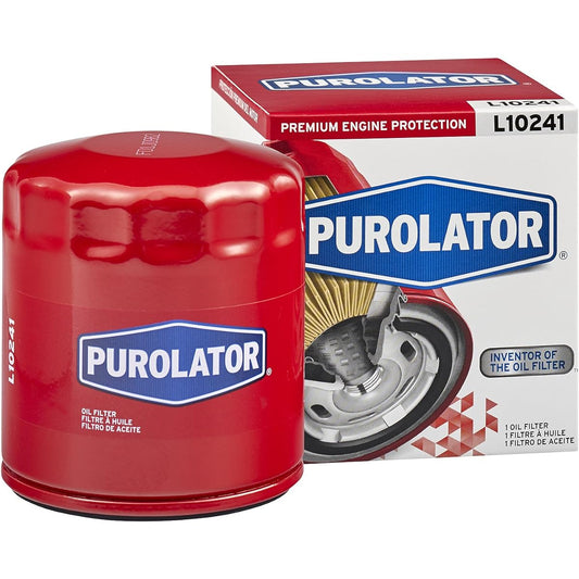 Purolator oil filter. Single Filter Red L10241