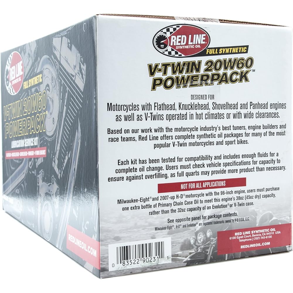 RED LINE 90231 Big Twin 20w60HD Power Pack