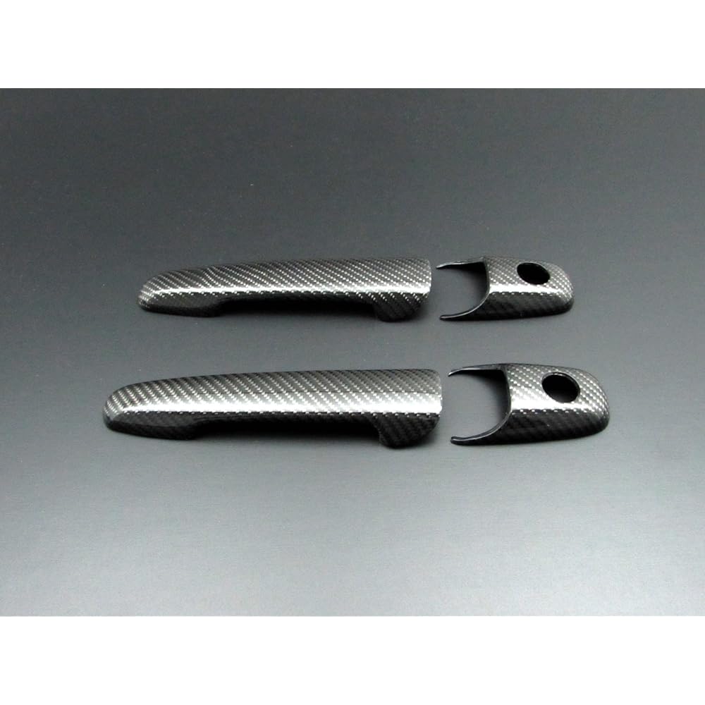 BRIGHTZ RX-8 SE3P Real Carbon Door Handle Cover Knob "With Keyhole x2" [DHC-NOBU-315] SE3 SE 3P RX8 RX R X 8 R X 8 Owl X 8 R Owl X 19923