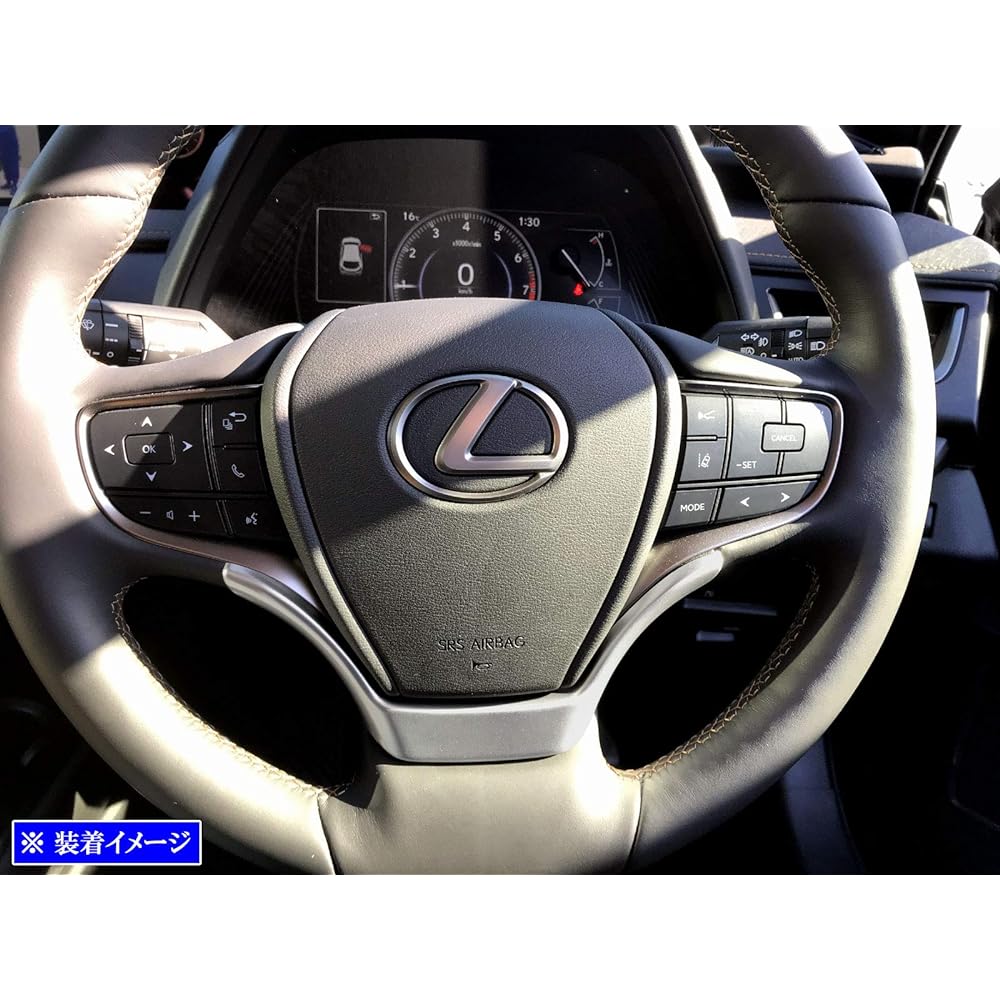 BRIGHTZ Lexus ES300h AXZH10 Steering Garnish Satin Silver [INT-ETC-289] AXZ H10 10 ES300 ES 300 300h LEXUS40817