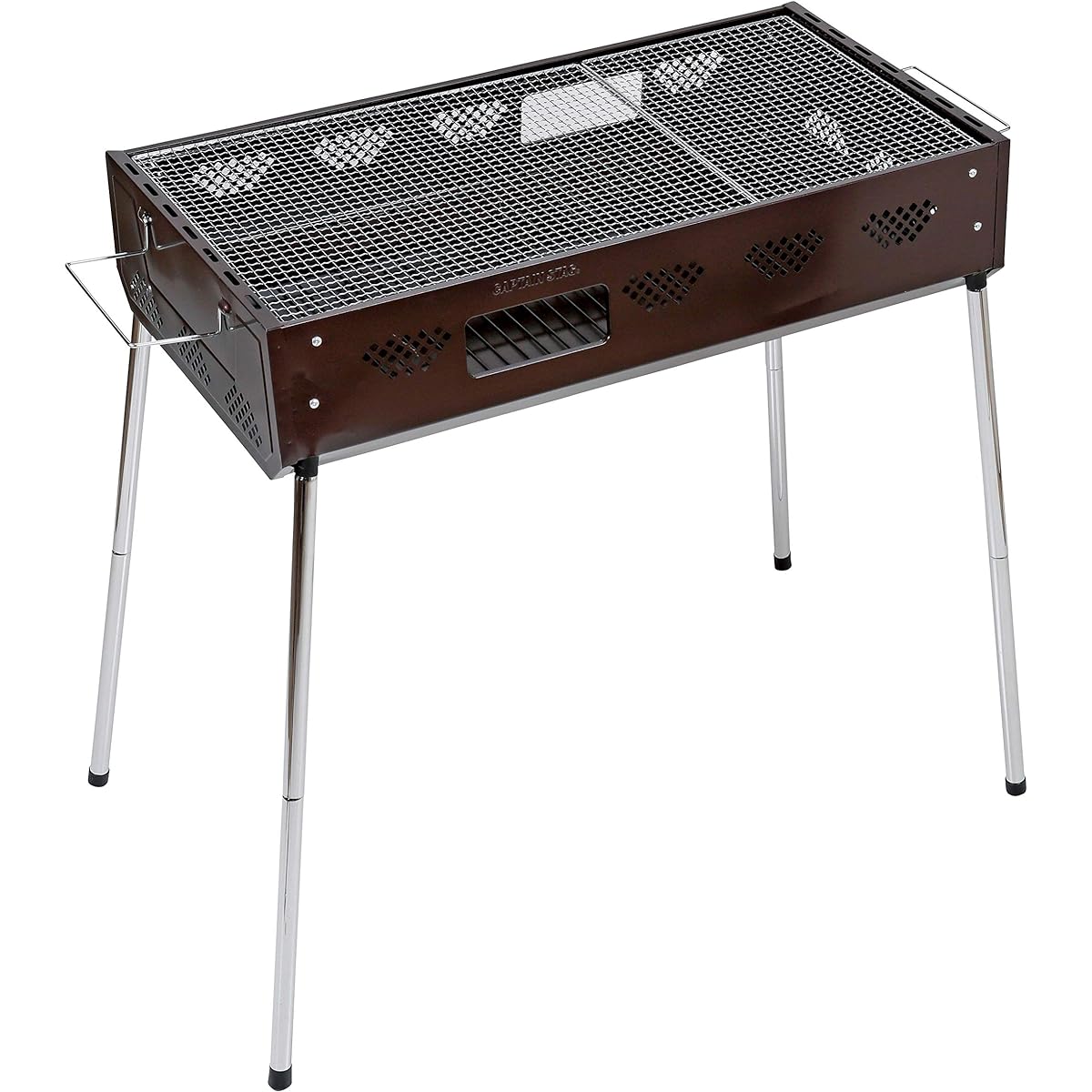 Captain Stag (CAPTAIN STAG) BBQ Stove Grill Fast BBQ Grill 2 High/Low Height Levels with Charcoal Spout