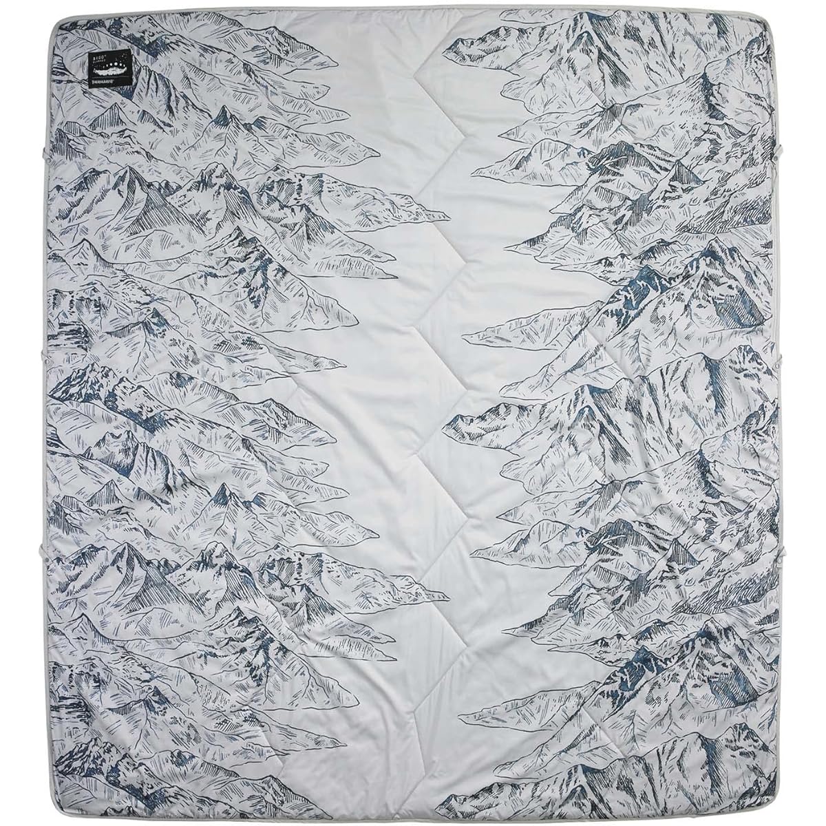 THERMAREST Outdoor Camping Blanket Argo Blanket Valley View 198 x 182 cm [Genuine Japanese Product] 30282