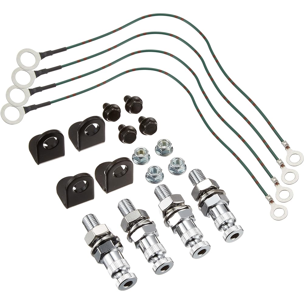 KITACO Round Mini Turn Signal Kit Monkey/Gorilla Chrome/Clear 830-0302117