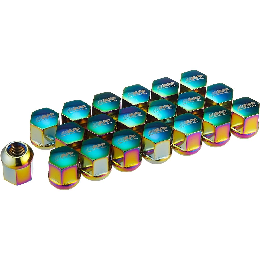 APP [R12 Ti-Coating Nut for Honda genuine aluminum wheels, 20 pieces] HN12R20