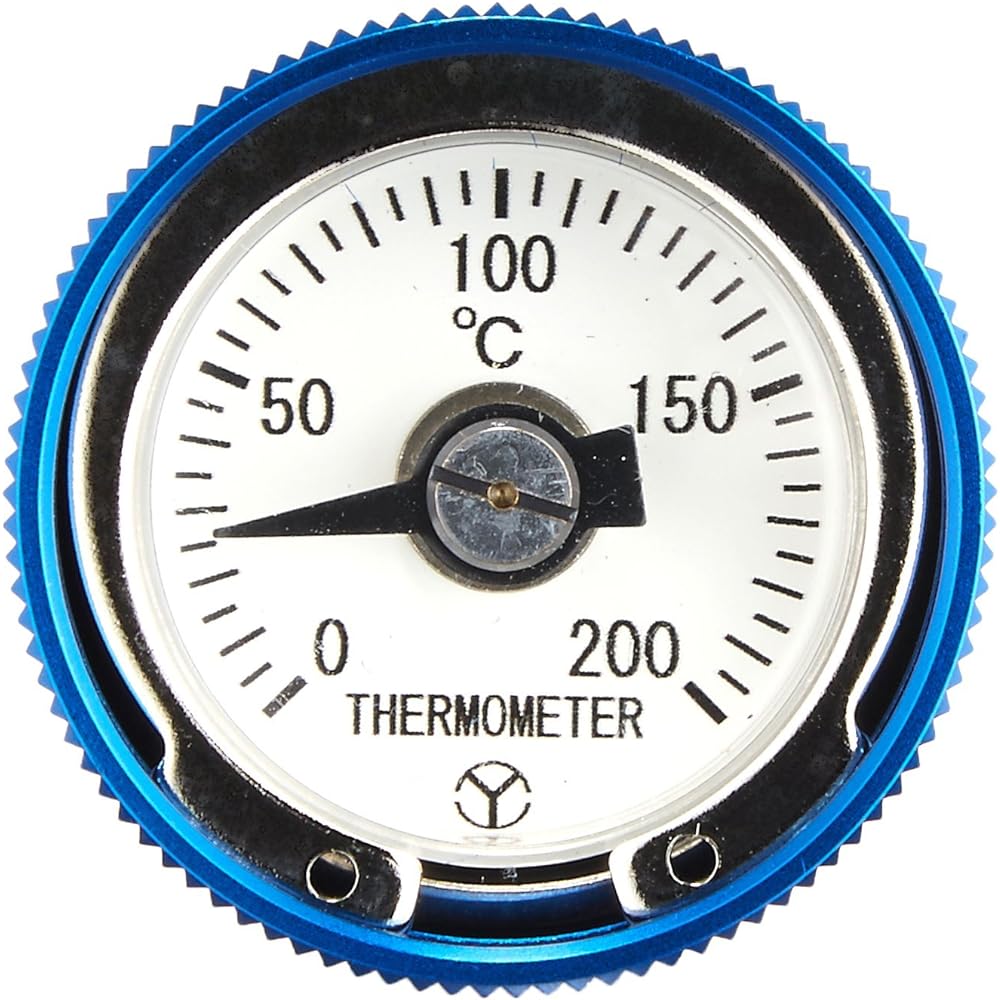 Daytona Motorcycle Oil Temperature Gauge with Dipstick (Blue) Monkey 93338