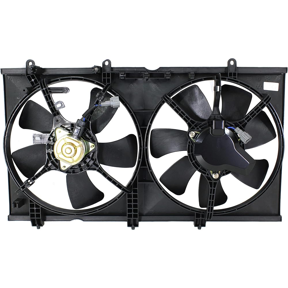 Mitsubishi Lancer 03-06 Dual fan type 2.0L Radiator fan Abri for engine.