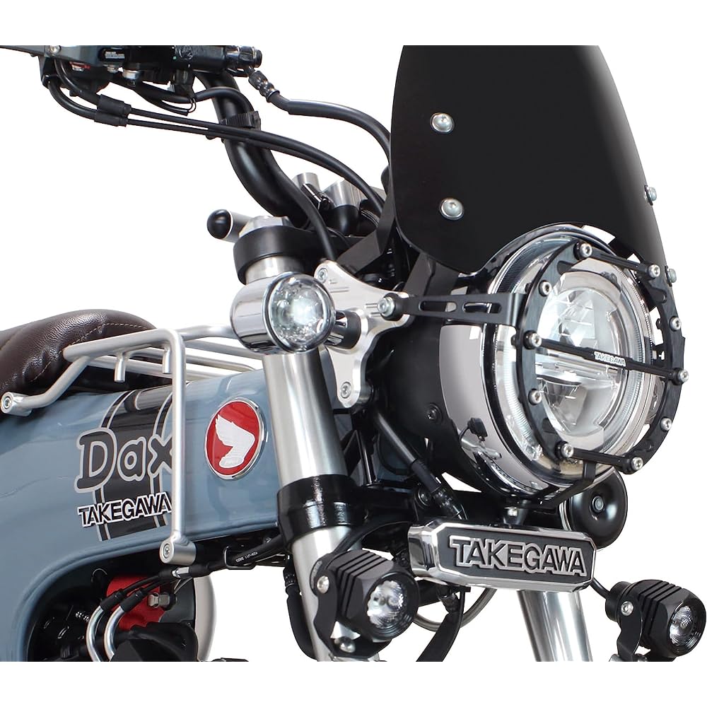 Special parts TAKEGAWA headlight guard (billet/black) Monkey 125/Dax 125/CT125 09-09-0087