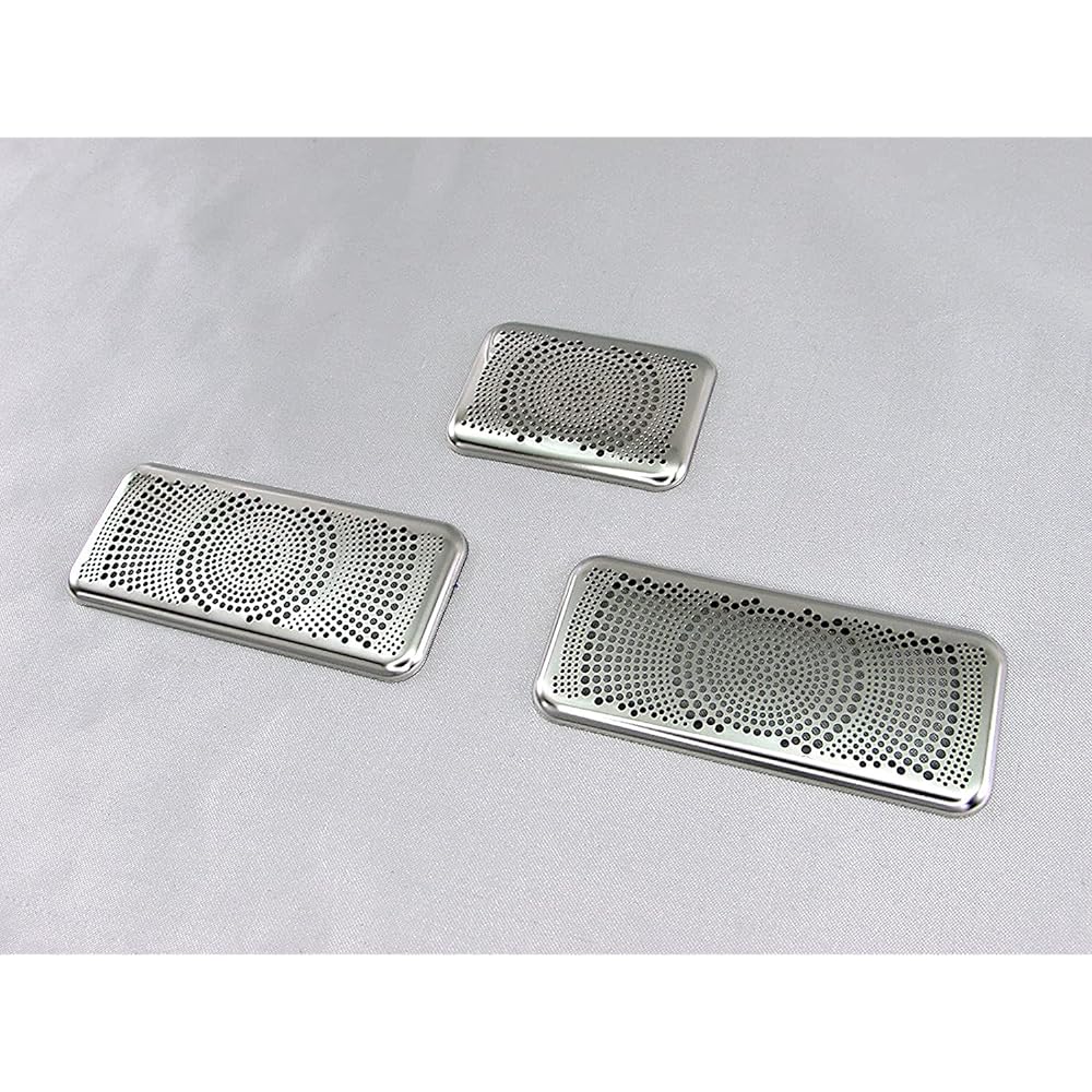 BRIGHTZ Crown Hybrid 20 21 224 Super Mirror Stainless Plated Ceiling Speaker Cover 3PC [SPEAKER-097] AZSH20 AZSH21 GWS224 AZSH GWSH GWS H20 H21 S224 20 21 224 220 Crown Hybrid Crown Hybrid Hybrid 46872