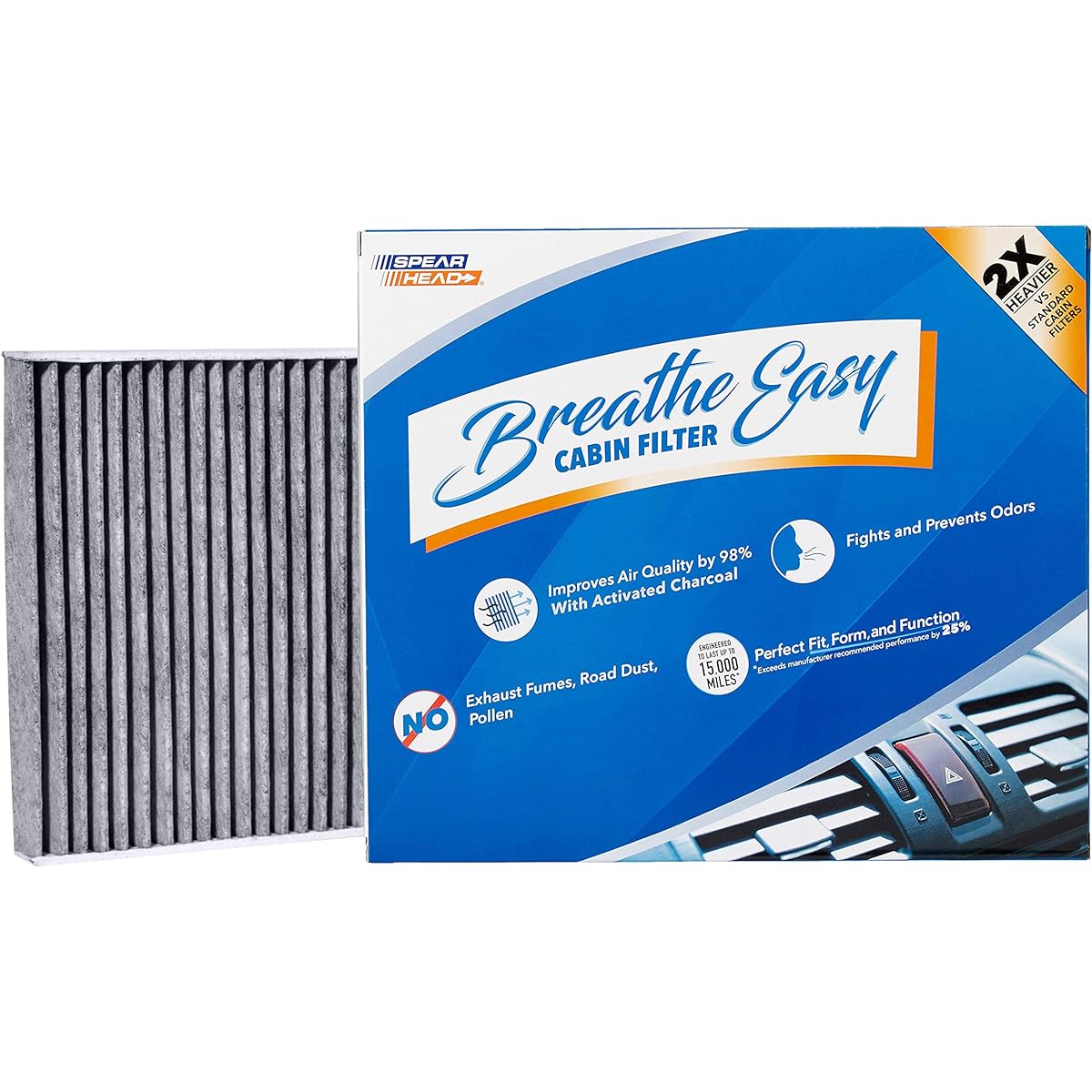 SPEARHEAD Premium Breeze Eye Cabin Filter Up to 25%Long life Activated carbon (Be-157)