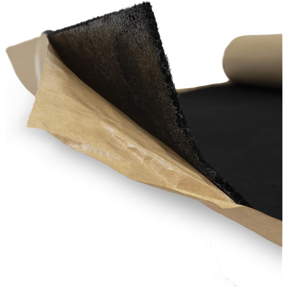 NVX STBXC32 32 square foot black subwoofer box/trunk liner carpet