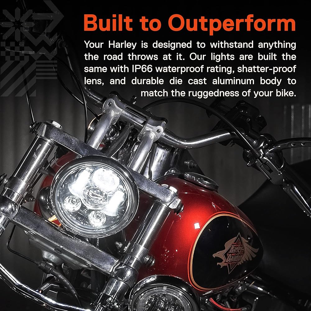 5.75 inch (5 3/4) for Harley LED Head Light Harley Dabidson