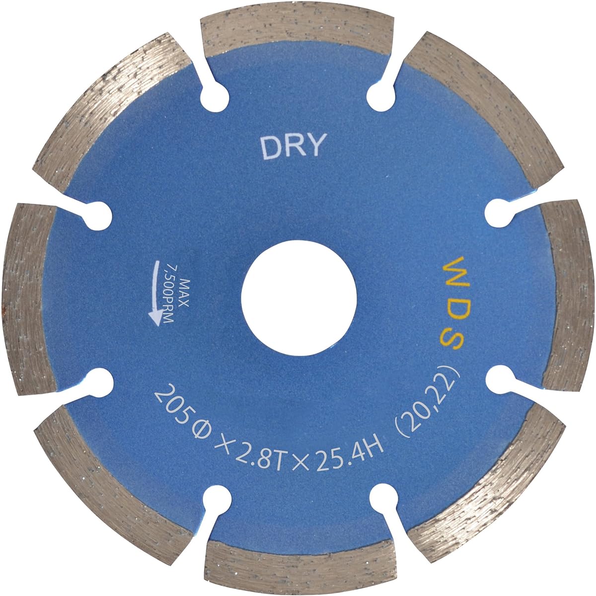 Diamond cutter cutting jar 205 x 2.4 x 25.4 (22H, 20H ring included) MB205