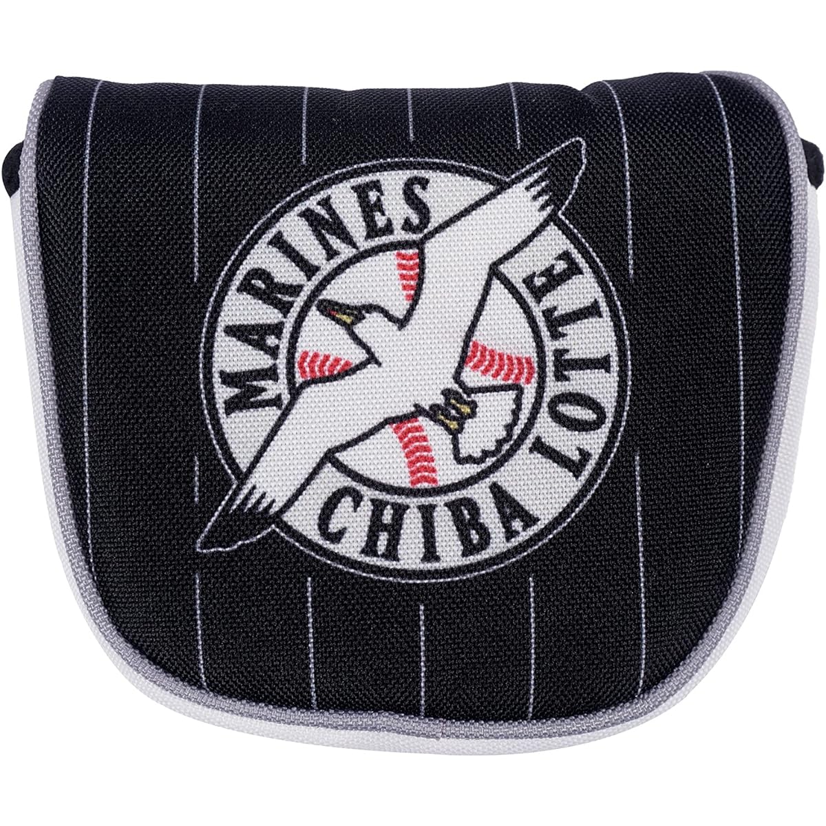 Rezax Chiba Lotte Marines Putter Cover for Neo Mallet Black LMPC-1850