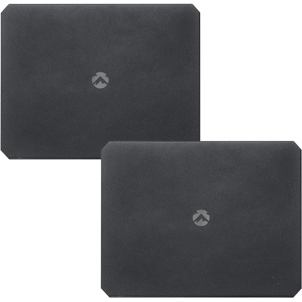 CAMPING MOON Minimal Rack for Connection Aluminum Top Plate Half Top Plate Set of 2 Black Black Gear T-229-9BK-2P