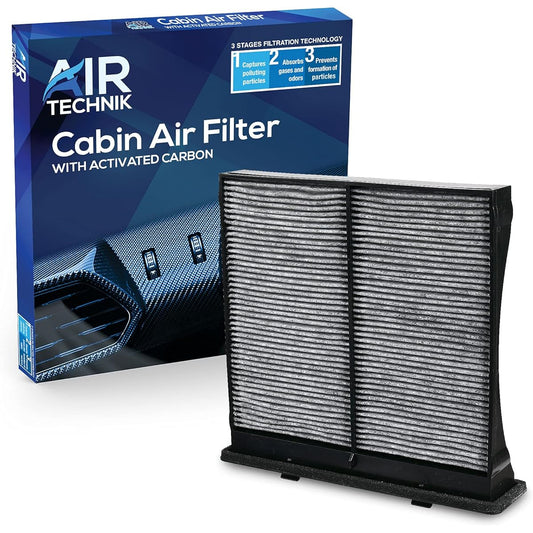 AirTechNik CF10930 Cabin Air Filter with Activated Carbon | Subaru Crosstrek 2016-2017, IMPREZA 2008-2016, WRX 2012-2021, WRX STI 2013-2021, XV Crostrek 2011 March 3 5-72880 -FG000
