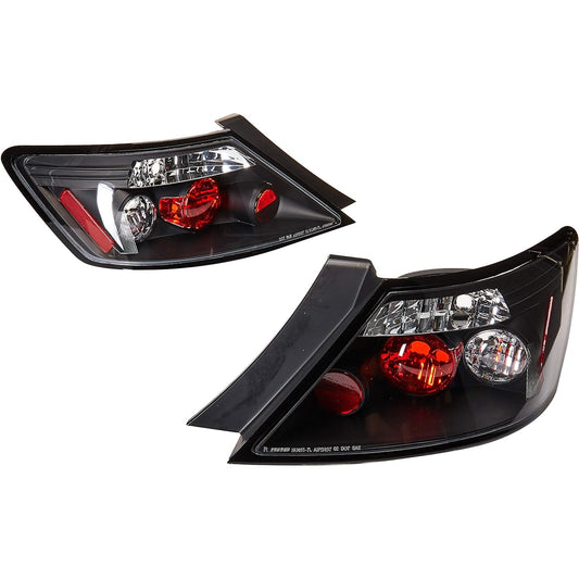 SPEC-D tuning black tail light 2006-2011 Honda Civic Coupe 2 Door left+Right Pair Sembrit