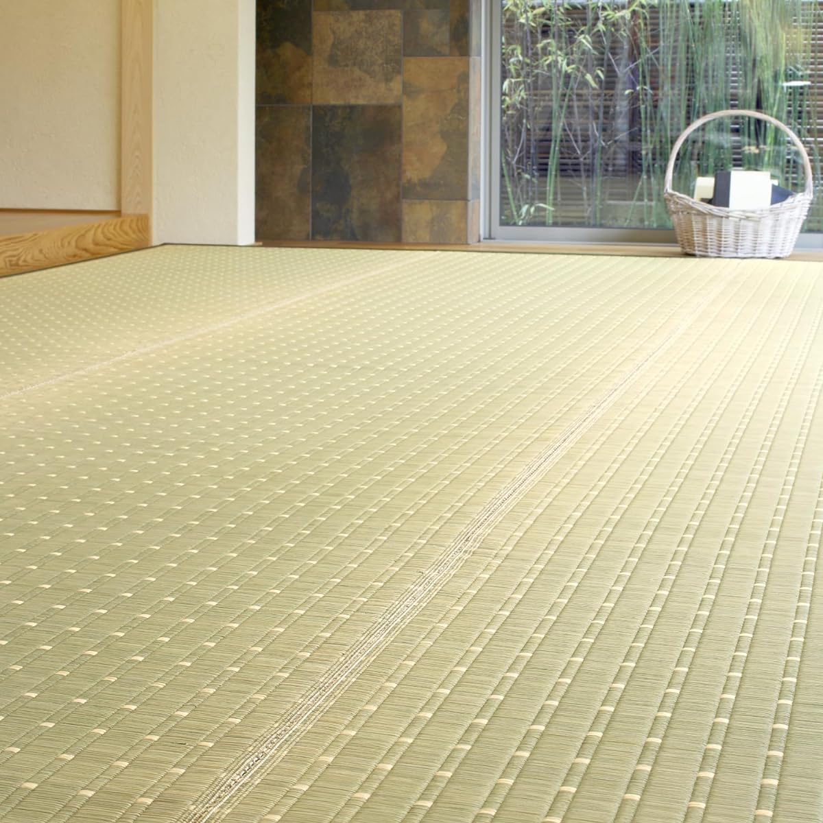 Fukuoka Prefecture Traditional Craft Kakegawaori Hanagoza Kitcho Natural 3 tatami mats (174 x 261cm) HGW582900