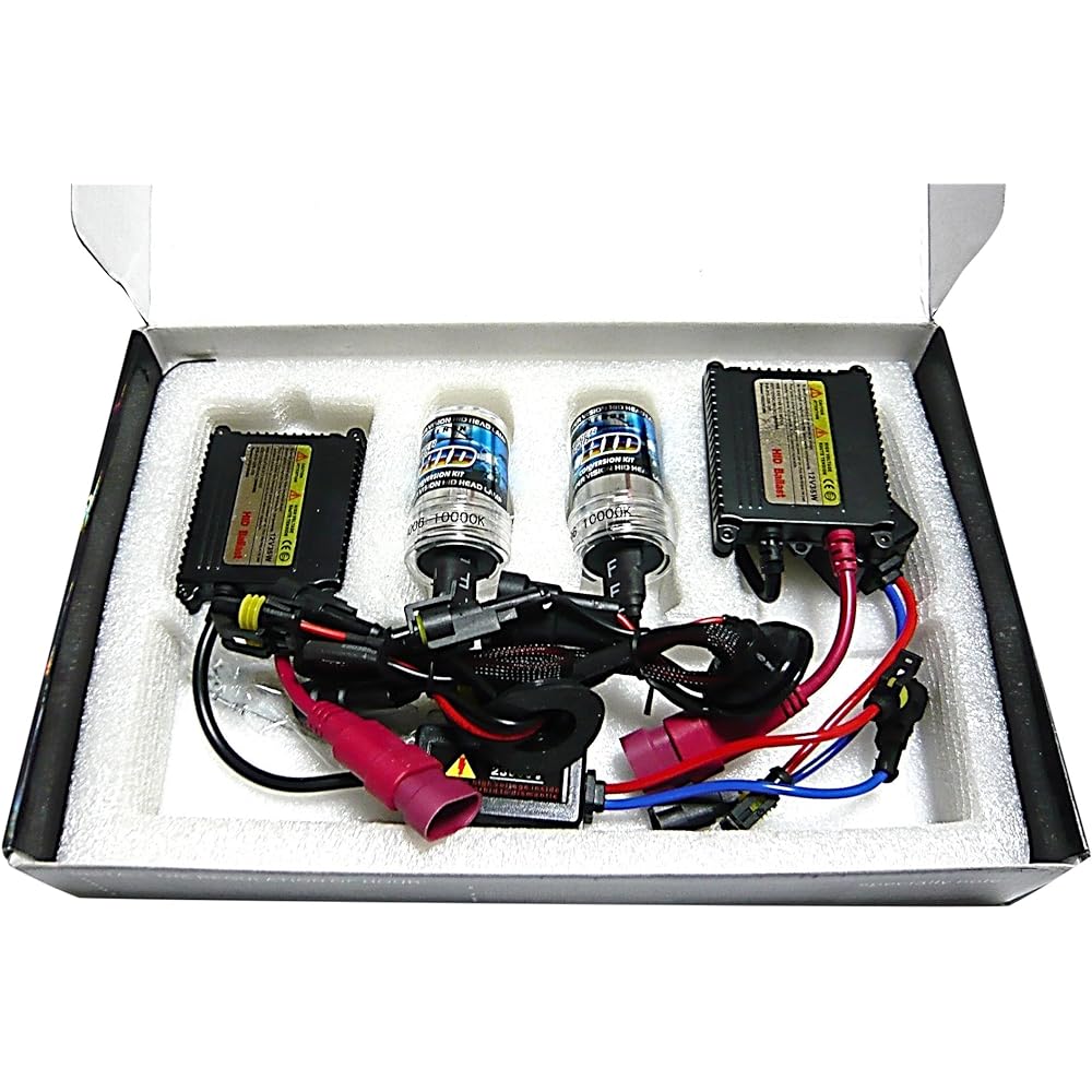 Customize HB4 55W Ultra Thin Digital Ballast HID Set 10000K 1 Year Warranty