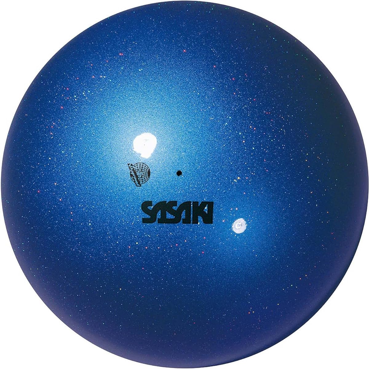 SASAKI Rhythmic Gymnastics Equipment Ball, International Gymnastics Federation Certified Product, Japan Gymnastics Association Certified Product, Aurora Ball, Diameter 18.5cm, Lapis Blue (LPBU) M207AUF