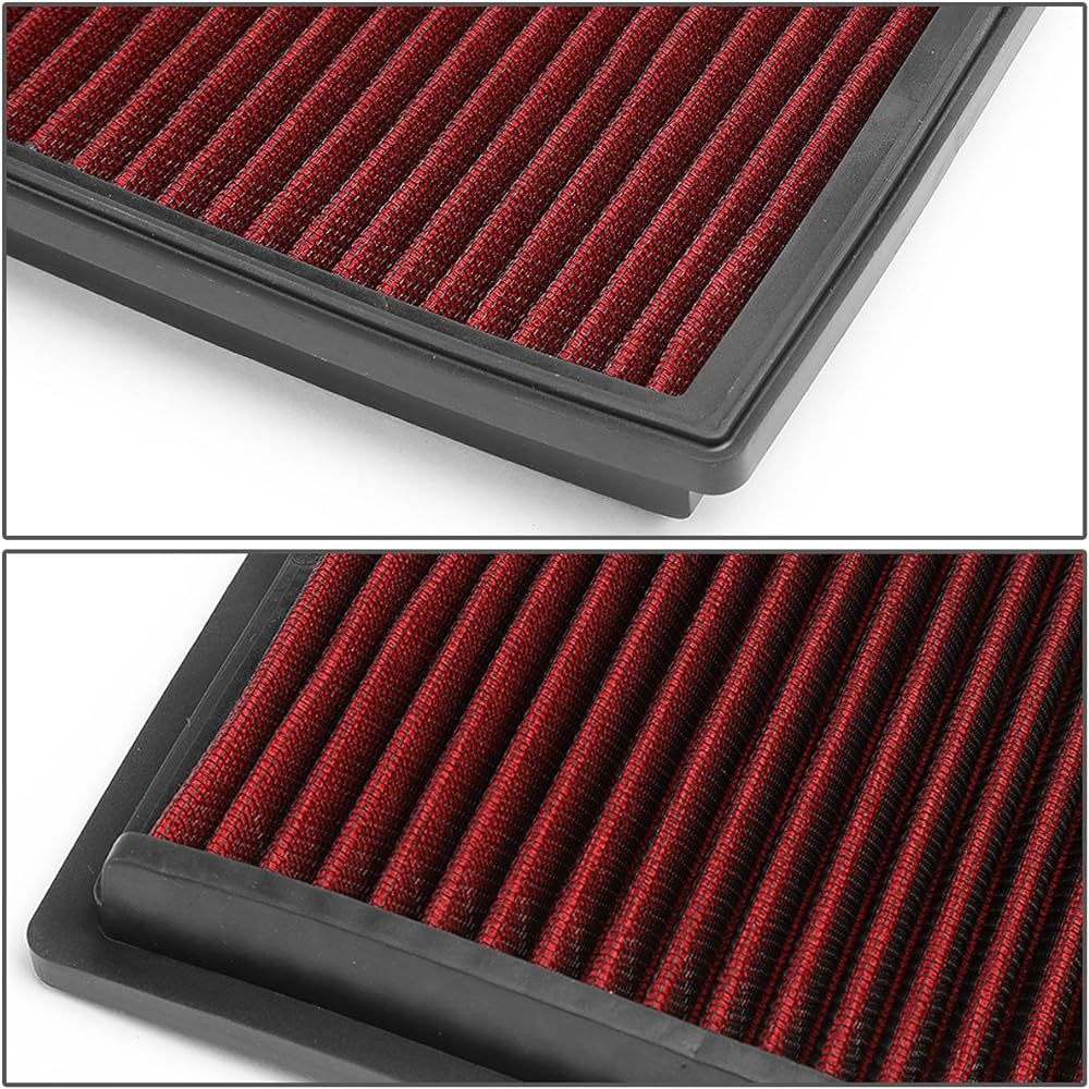 DNA MOTORING AFPN-128-RD drop-in-panel air filter [12-17 CHEVY SONIC 1.8L 1.4T]