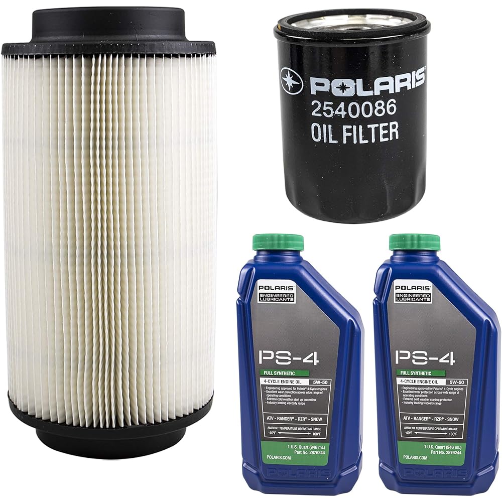 POLARIS Oil Change Kit With Air Filter for 2005-2014 Sportsman 800 EFI