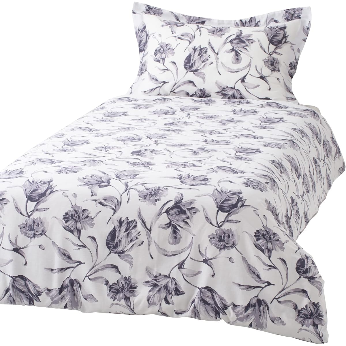 Francfranc Lilia Duvet Cover Single 150x210cm Gray