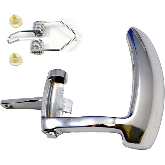 PT Auto Warehouse GM -2576M -1LH -Inner internal internal door handle lever, chrome -driver's seat side